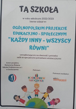 plakat wszyscy r&oacute;wni