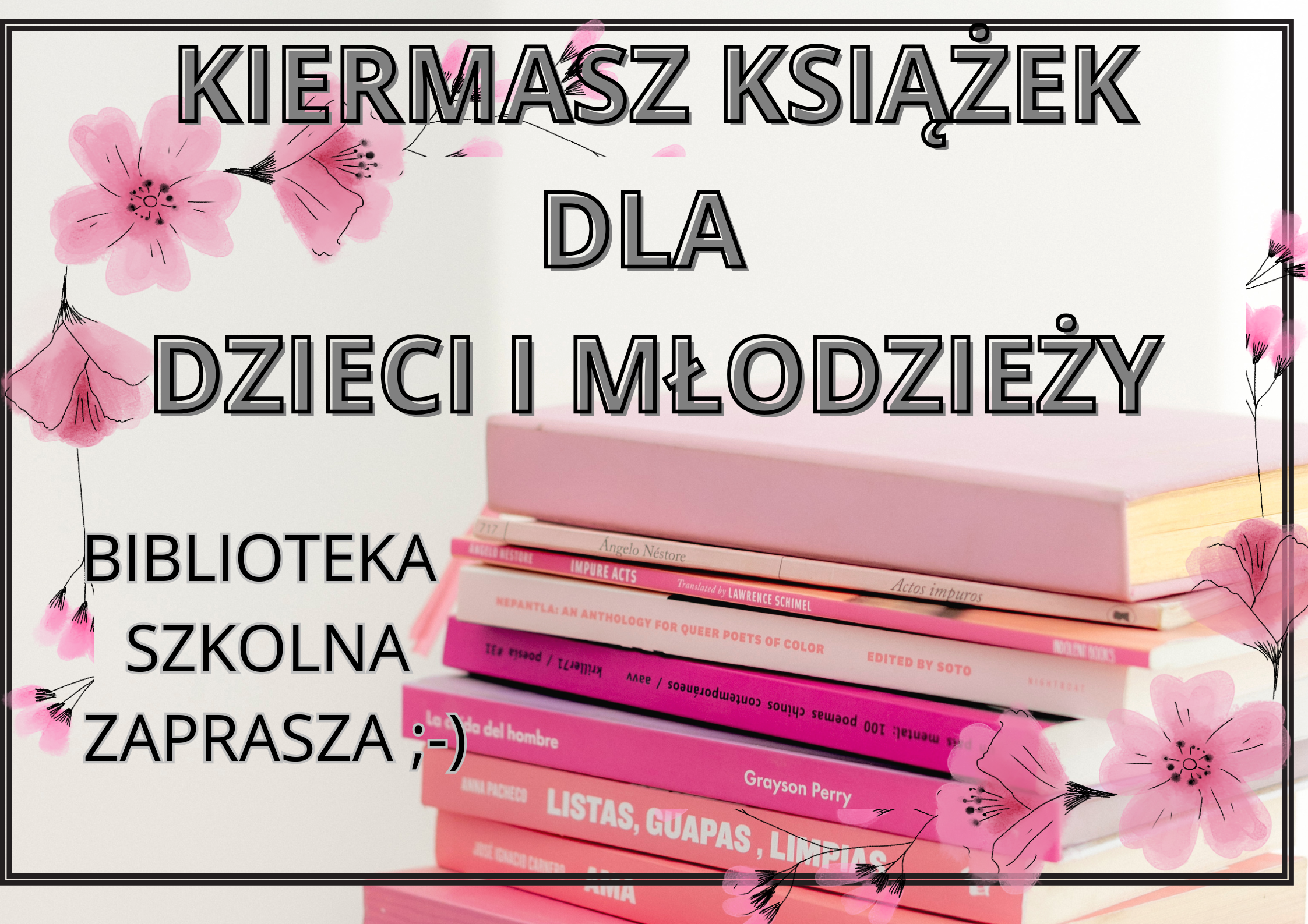 Zapraszamy na kiermasz książek dla dzieci i młodzieży (1)